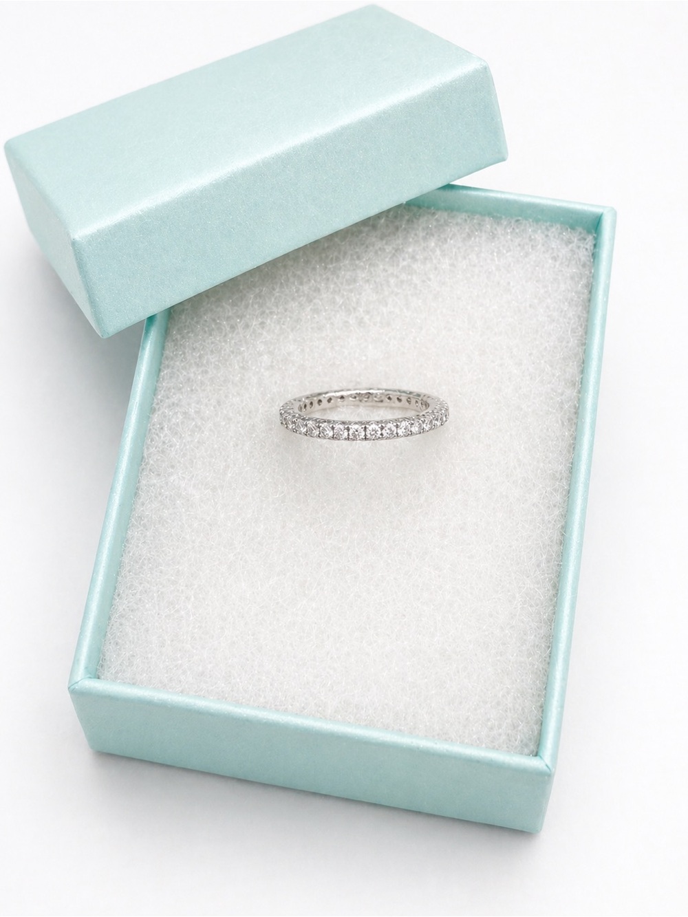 Round Brilliant Moissanite Ring Size 5